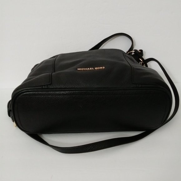 Michael Kors Black Pebbled Leather Cross-body and Shoulder Bag - Picture 15 of 15